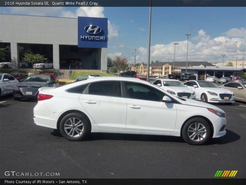  2016 Sonata SE Quartz White Pearl