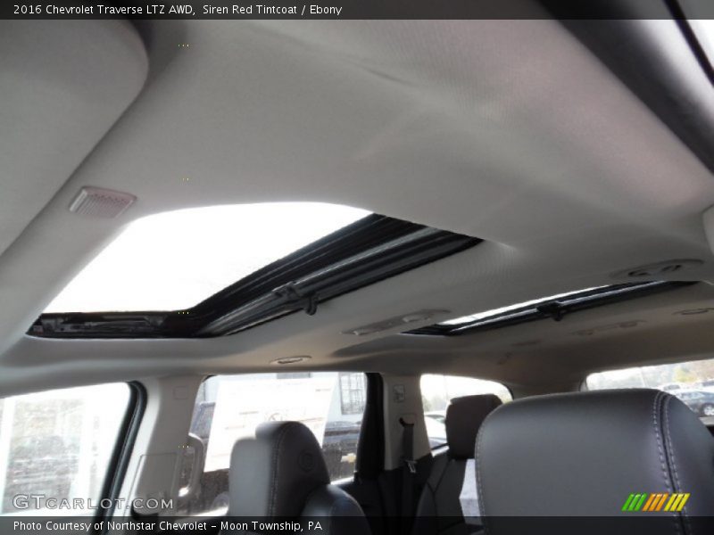 Siren Red Tintcoat / Ebony 2016 Chevrolet Traverse LTZ AWD