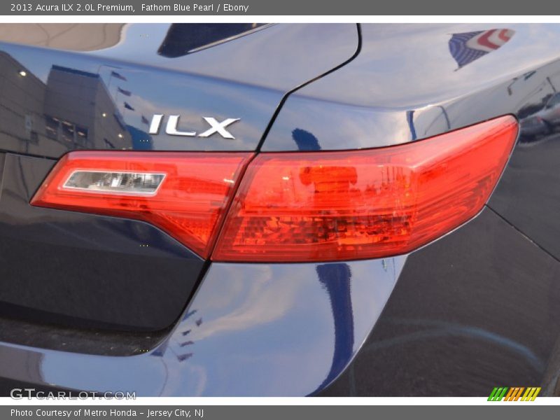 Fathom Blue Pearl / Ebony 2013 Acura ILX 2.0L Premium
