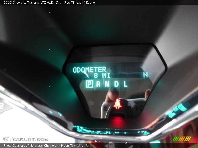 Siren Red Tintcoat / Ebony 2016 Chevrolet Traverse LTZ AWD