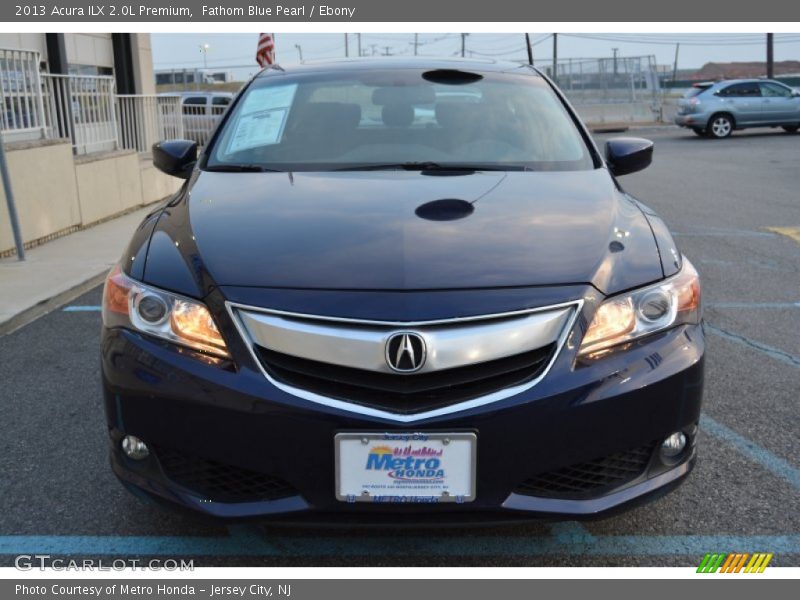 Fathom Blue Pearl / Ebony 2013 Acura ILX 2.0L Premium