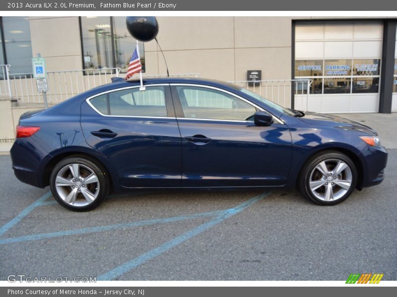Fathom Blue Pearl / Ebony 2013 Acura ILX 2.0L Premium