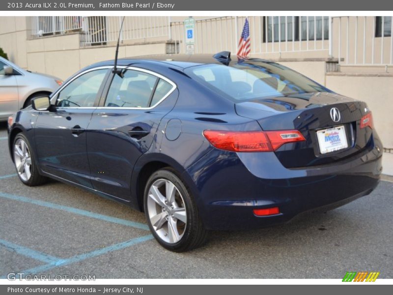 Fathom Blue Pearl / Ebony 2013 Acura ILX 2.0L Premium