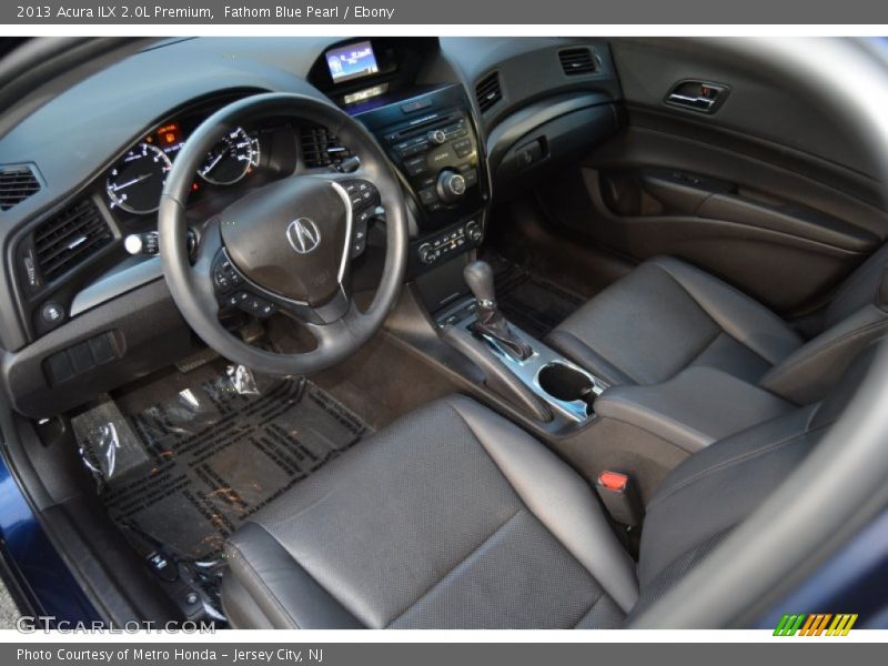 Fathom Blue Pearl / Ebony 2013 Acura ILX 2.0L Premium