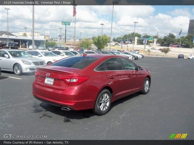 Venetian Red / Beige 2016 Hyundai Sonata SE