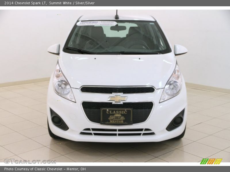 Summit White / Silver/Silver 2014 Chevrolet Spark LT