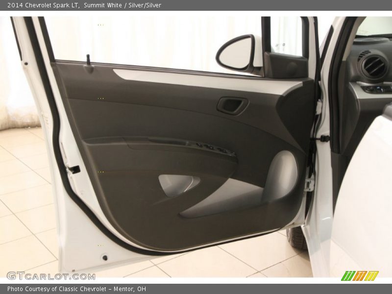 Summit White / Silver/Silver 2014 Chevrolet Spark LT