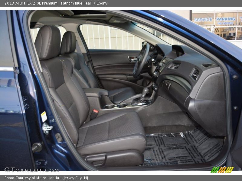 Fathom Blue Pearl / Ebony 2013 Acura ILX 2.0L Premium