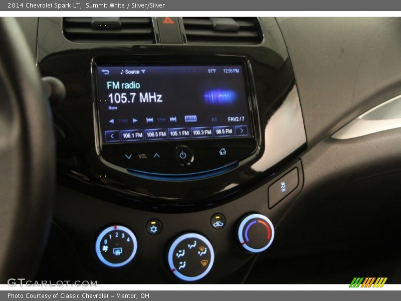 Summit White / Silver/Silver 2014 Chevrolet Spark LT