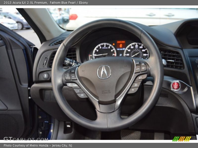 Fathom Blue Pearl / Ebony 2013 Acura ILX 2.0L Premium