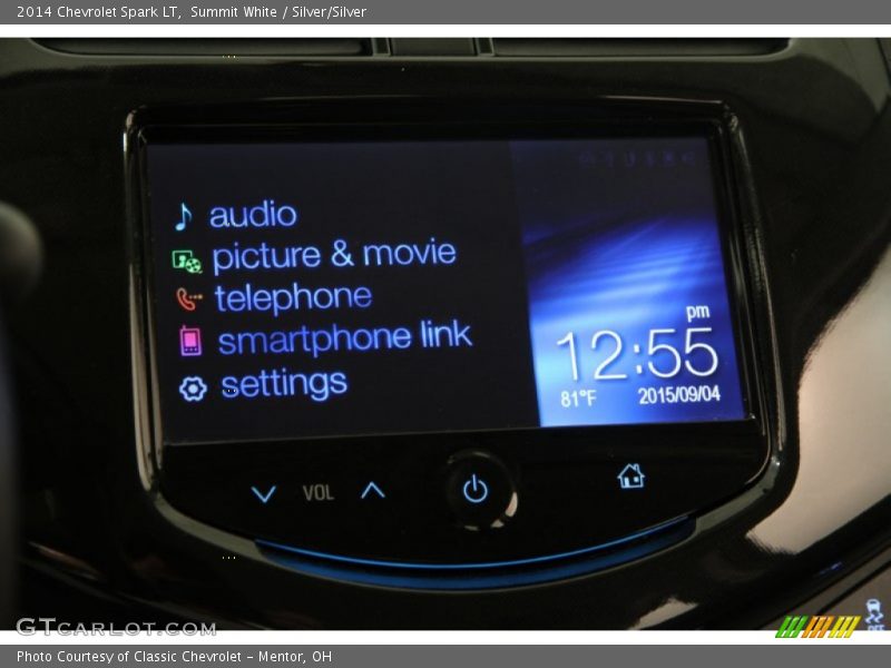 Summit White / Silver/Silver 2014 Chevrolet Spark LT