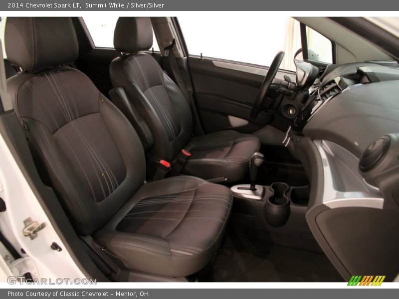 Summit White / Silver/Silver 2014 Chevrolet Spark LT