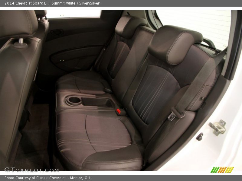 Summit White / Silver/Silver 2014 Chevrolet Spark LT
