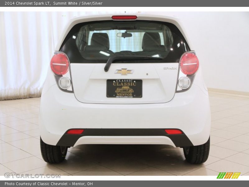 Summit White / Silver/Silver 2014 Chevrolet Spark LT