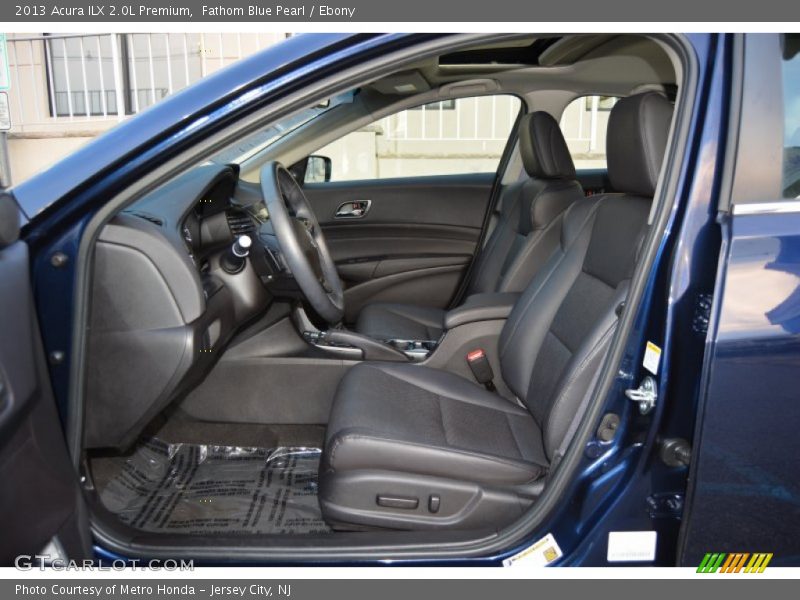 Fathom Blue Pearl / Ebony 2013 Acura ILX 2.0L Premium