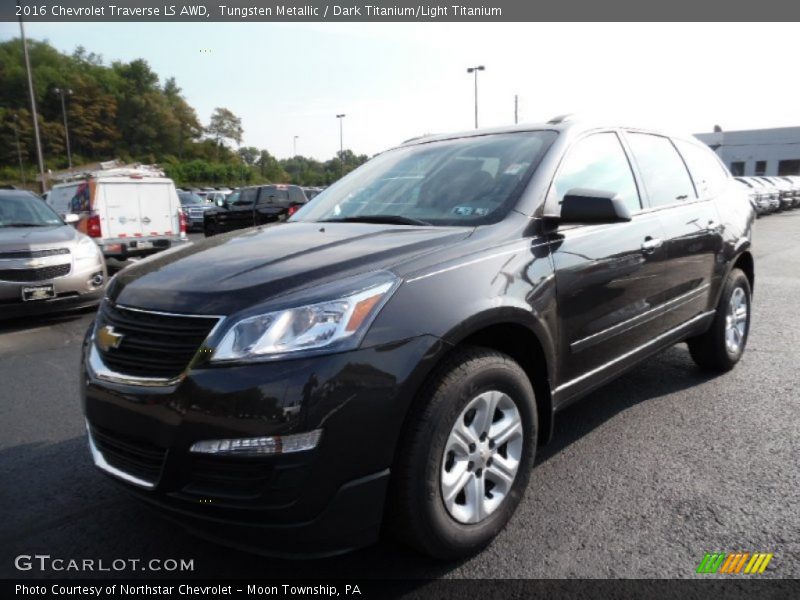 Tungsten Metallic / Dark Titanium/Light Titanium 2016 Chevrolet Traverse LS AWD