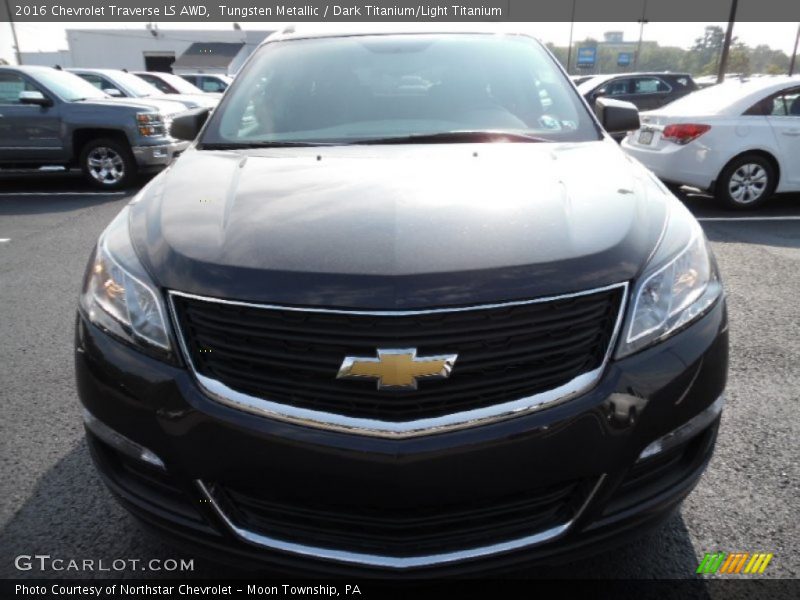 Tungsten Metallic / Dark Titanium/Light Titanium 2016 Chevrolet Traverse LS AWD