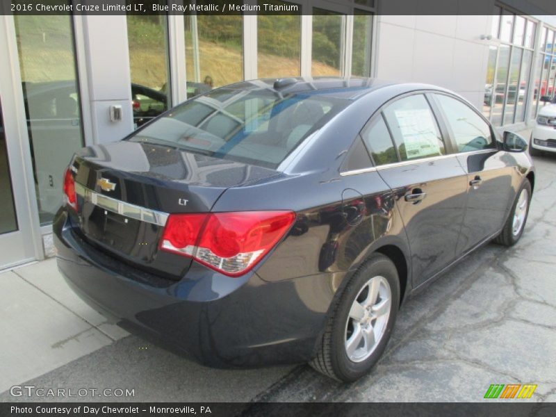 Blue Ray Metallic / Medium Titanium 2016 Chevrolet Cruze Limited LT