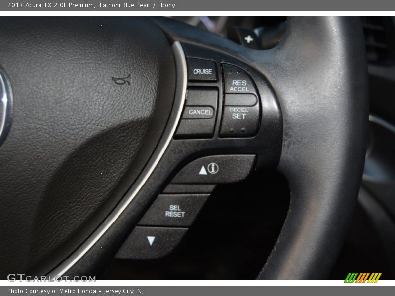 Fathom Blue Pearl / Ebony 2013 Acura ILX 2.0L Premium