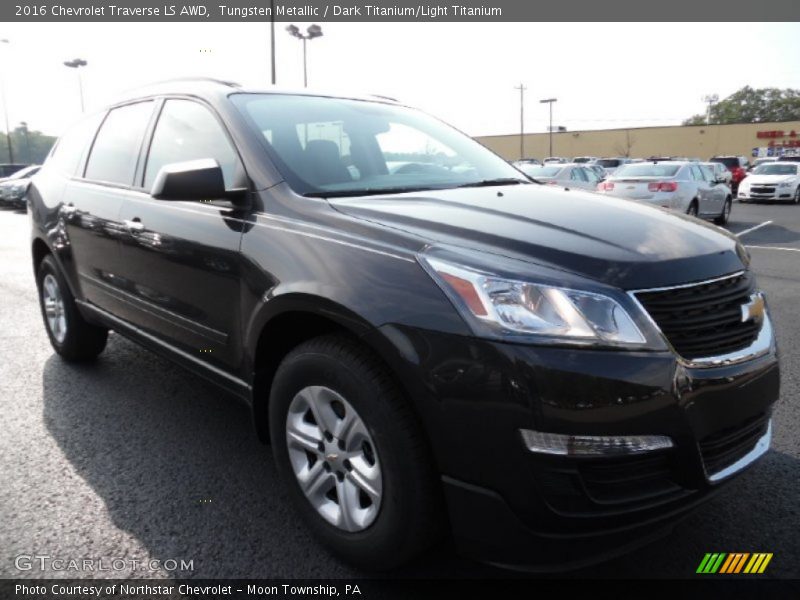 Tungsten Metallic / Dark Titanium/Light Titanium 2016 Chevrolet Traverse LS AWD