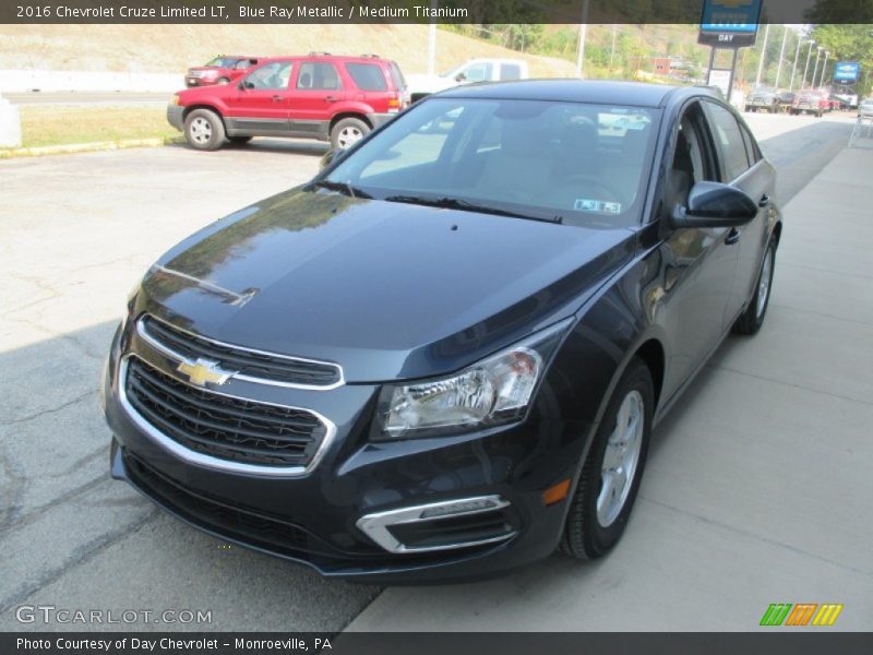 Blue Ray Metallic / Medium Titanium 2016 Chevrolet Cruze Limited LT