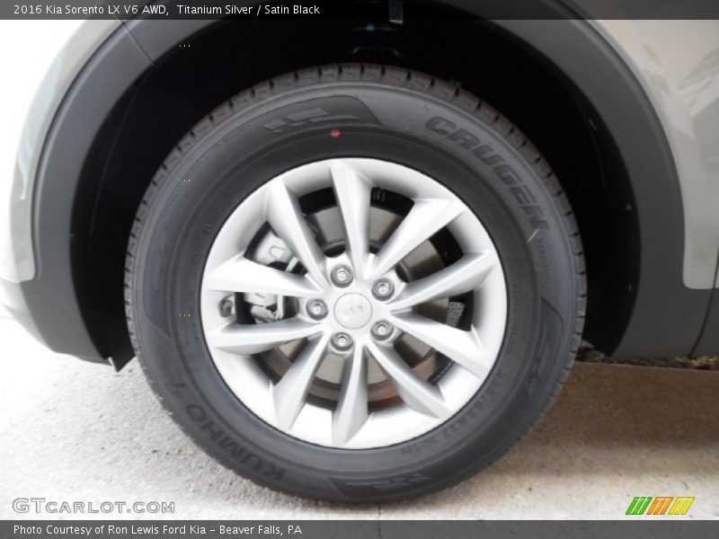  2016 Sorento LX V6 AWD Wheel