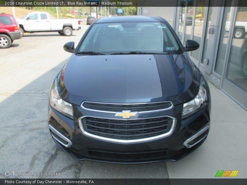 Blue Ray Metallic / Medium Titanium 2016 Chevrolet Cruze Limited LT