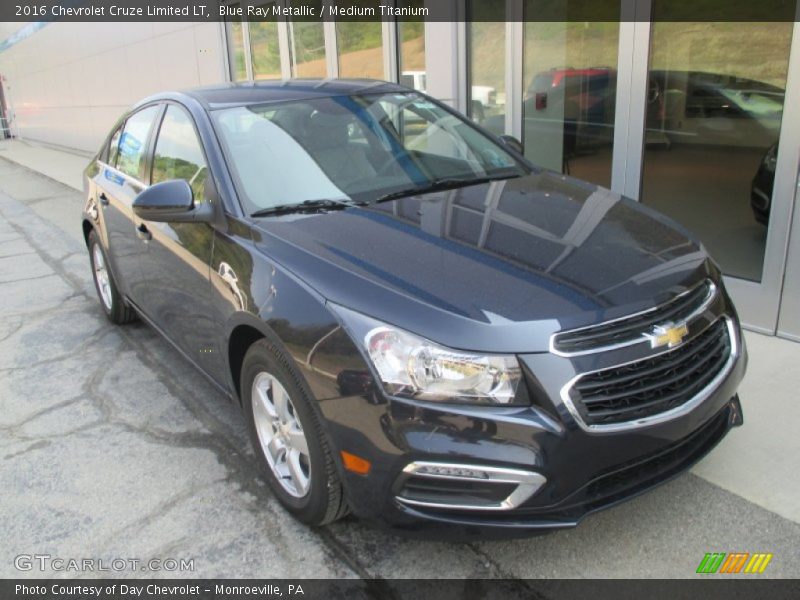 Blue Ray Metallic / Medium Titanium 2016 Chevrolet Cruze Limited LT