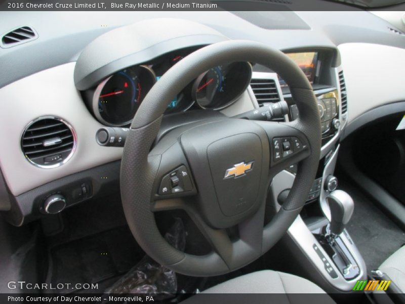 Blue Ray Metallic / Medium Titanium 2016 Chevrolet Cruze Limited LT