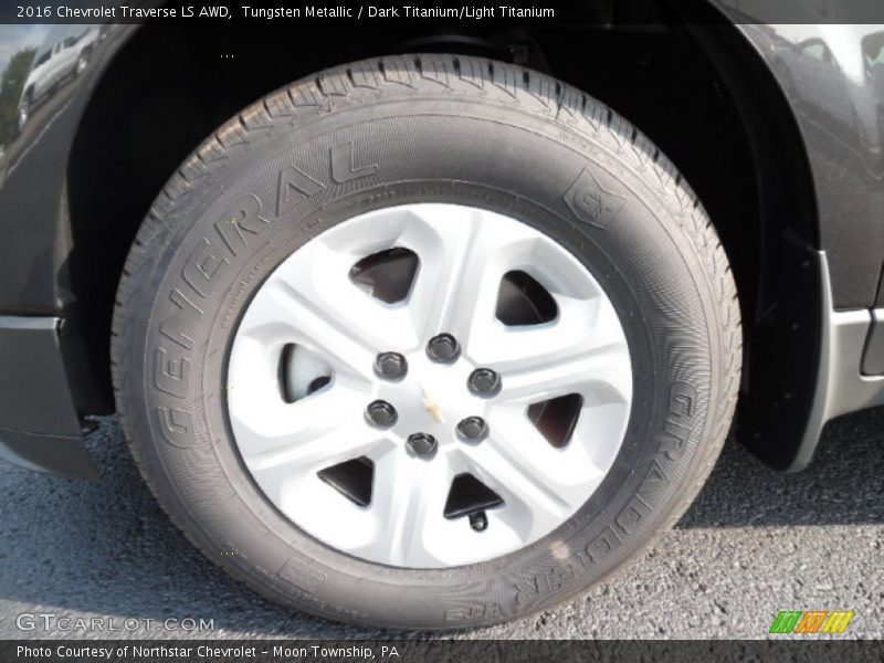 Tungsten Metallic / Dark Titanium/Light Titanium 2016 Chevrolet Traverse LS AWD