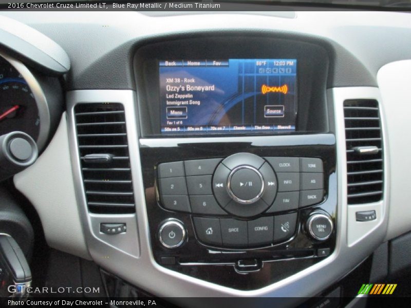 Blue Ray Metallic / Medium Titanium 2016 Chevrolet Cruze Limited LT