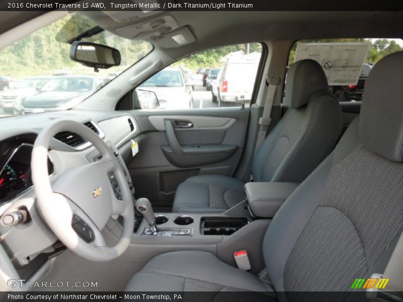 Tungsten Metallic / Dark Titanium/Light Titanium 2016 Chevrolet Traverse LS AWD