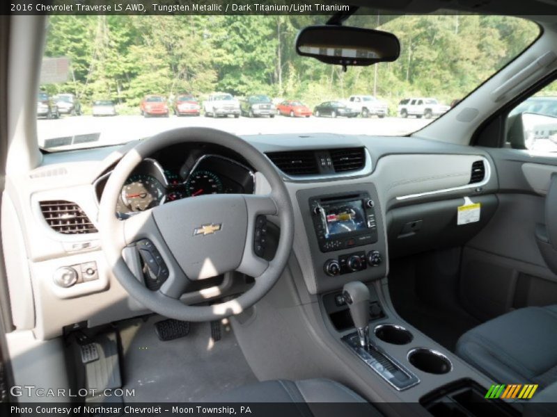 Tungsten Metallic / Dark Titanium/Light Titanium 2016 Chevrolet Traverse LS AWD