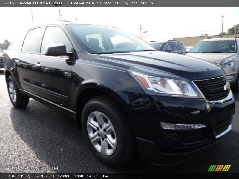 Blue Velvet Metallic / Dark Titanium/Light Titanium 2016 Chevrolet Traverse LS AWD