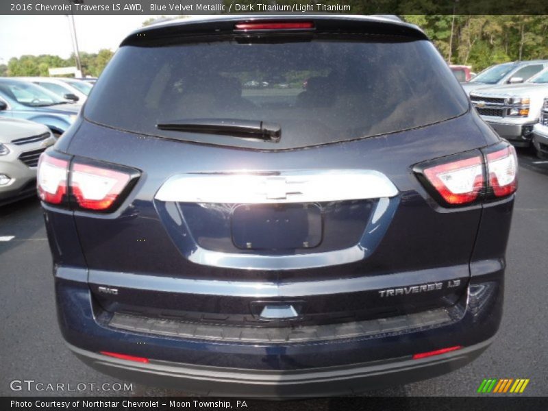 Blue Velvet Metallic / Dark Titanium/Light Titanium 2016 Chevrolet Traverse LS AWD
