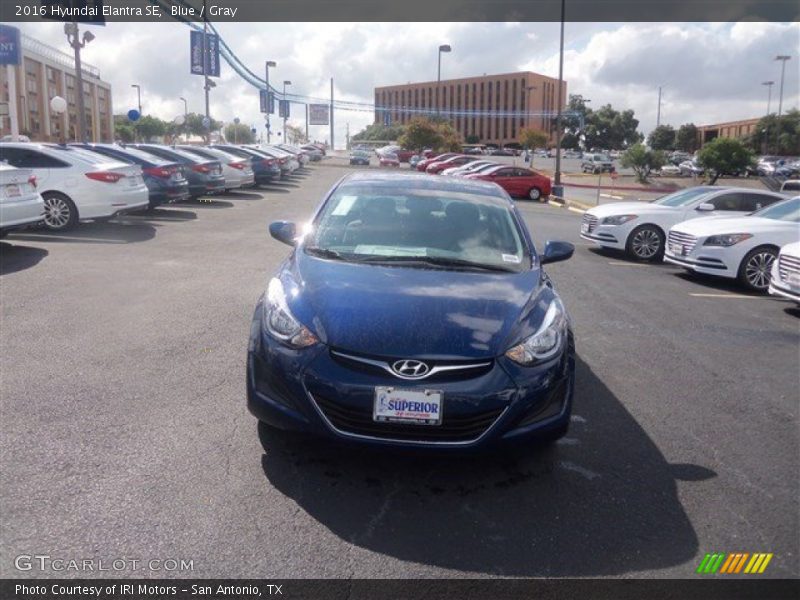 Blue / Gray 2016 Hyundai Elantra SE