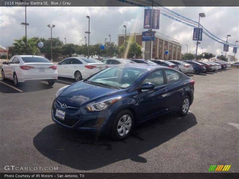 Blue / Gray 2016 Hyundai Elantra SE