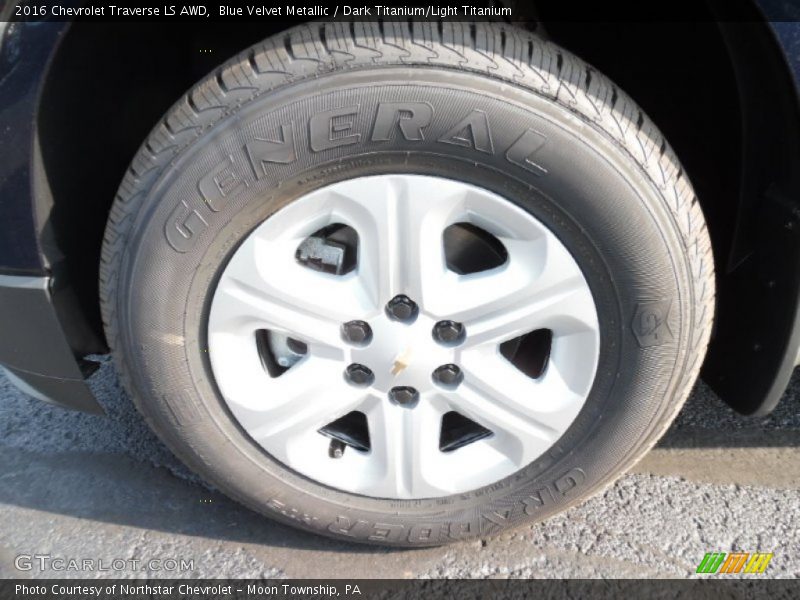 Blue Velvet Metallic / Dark Titanium/Light Titanium 2016 Chevrolet Traverse LS AWD