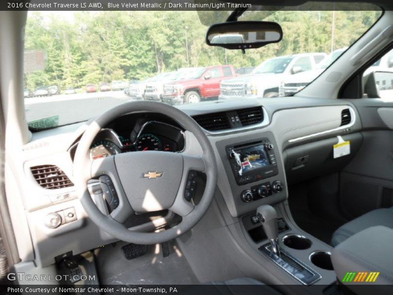 Blue Velvet Metallic / Dark Titanium/Light Titanium 2016 Chevrolet Traverse LS AWD