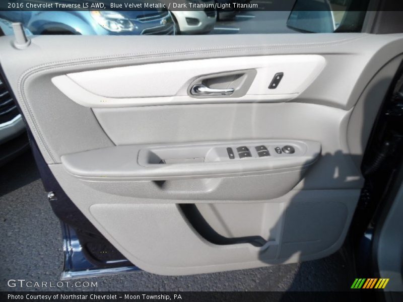 Blue Velvet Metallic / Dark Titanium/Light Titanium 2016 Chevrolet Traverse LS AWD
