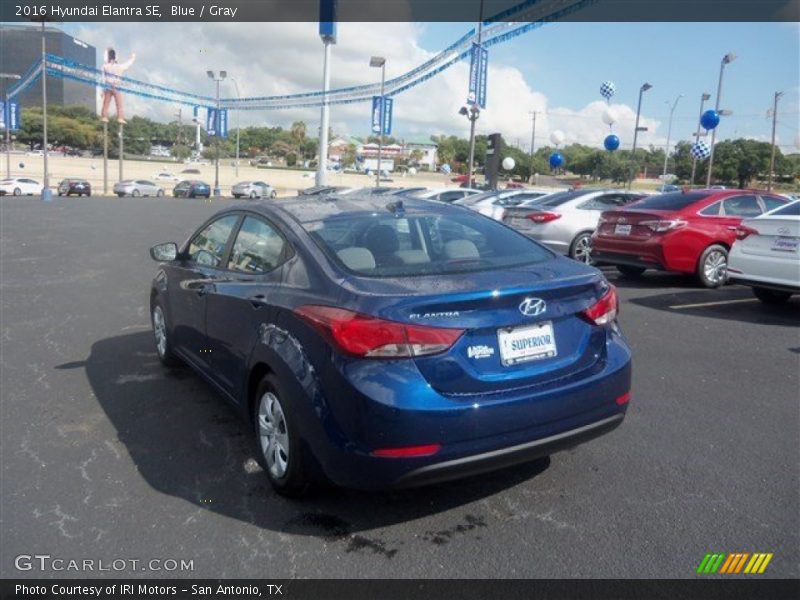 Blue / Gray 2016 Hyundai Elantra SE