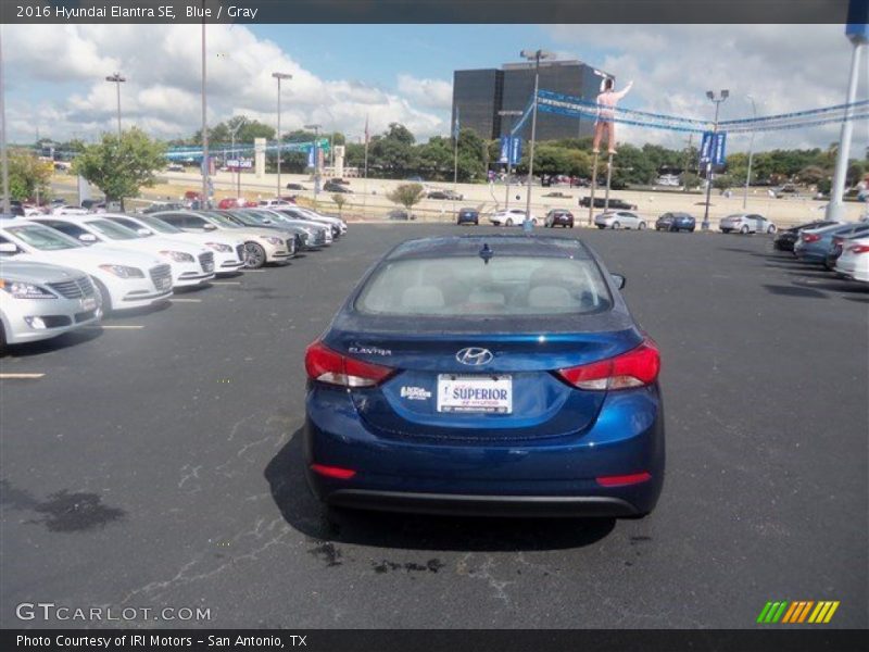 Blue / Gray 2016 Hyundai Elantra SE