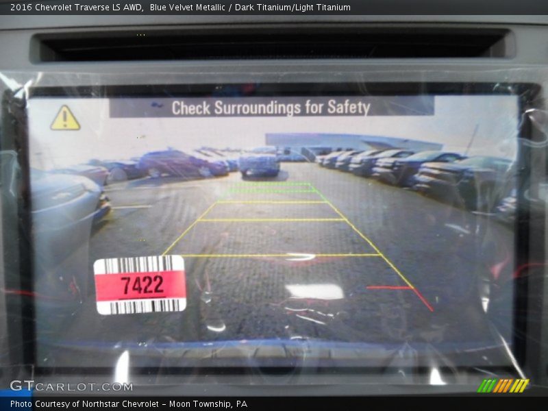 Blue Velvet Metallic / Dark Titanium/Light Titanium 2016 Chevrolet Traverse LS AWD
