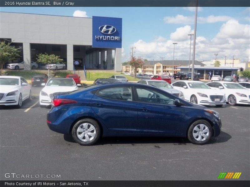 Blue / Gray 2016 Hyundai Elantra SE