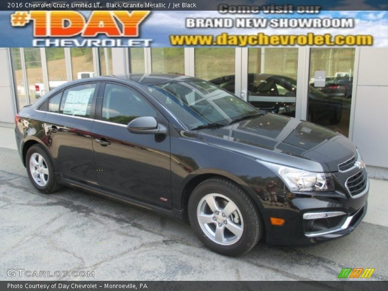 Black Granite Metallic / Jet Black 2016 Chevrolet Cruze Limited LT