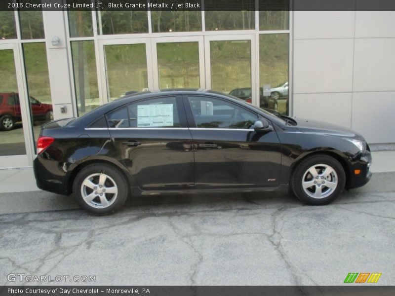 Black Granite Metallic / Jet Black 2016 Chevrolet Cruze Limited LT