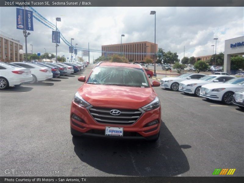 Sedona Sunset / Black 2016 Hyundai Tucson SE
