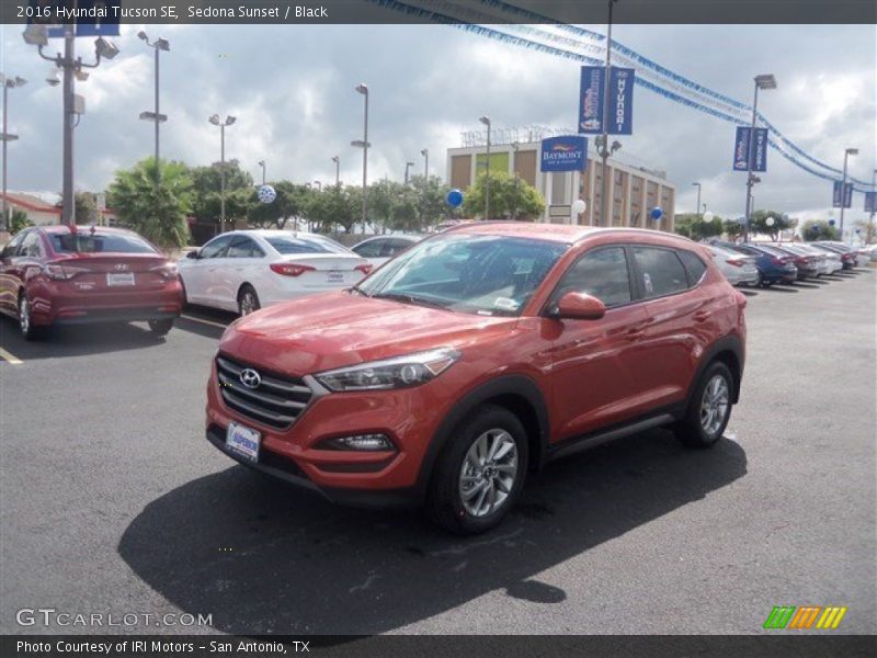 Sedona Sunset / Black 2016 Hyundai Tucson SE