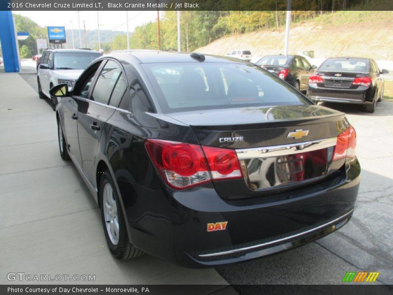 Black Granite Metallic / Jet Black 2016 Chevrolet Cruze Limited LT
