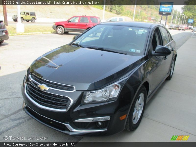 Black Granite Metallic / Jet Black 2016 Chevrolet Cruze Limited LT